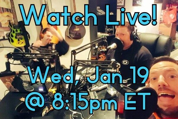 Watch Live! January 19th at 8:15pm ET